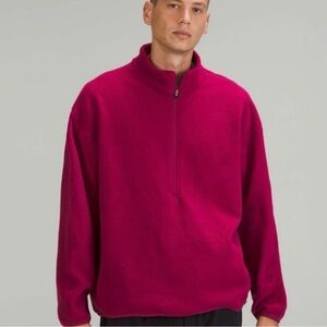 lululemon athletica Men's Pomegranate Zip-Up Sweater